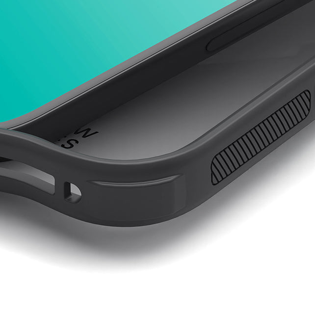 Handyhülle für iPhone 17 Pro Max, Nillkin Frosted Shield Pro, Transparent mit schwarzen Rahmen