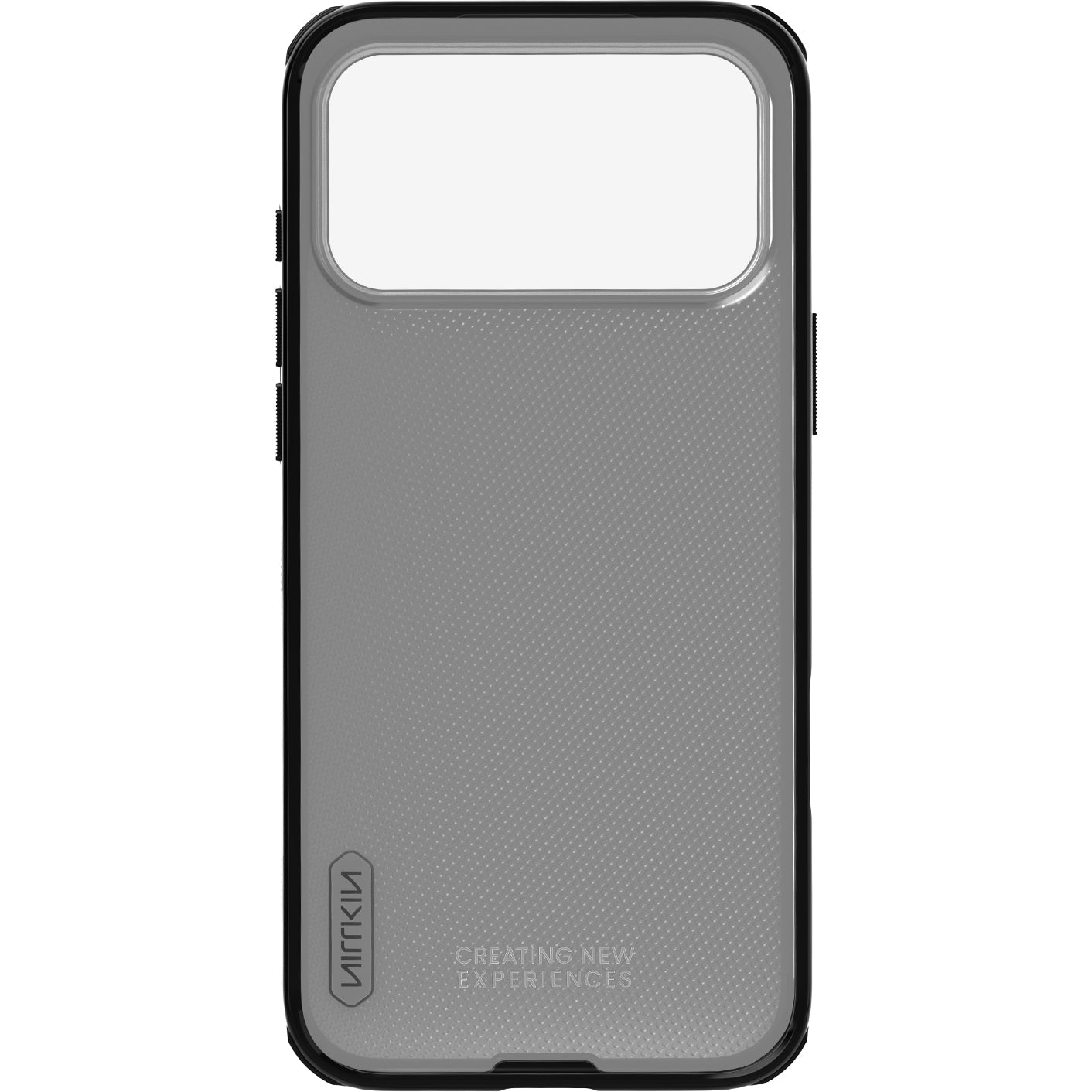 Handyhülle für iPhone 17 Pro Max, Nillkin Frosted Shield Pro, Transparent mit schwarzen Rahmen
