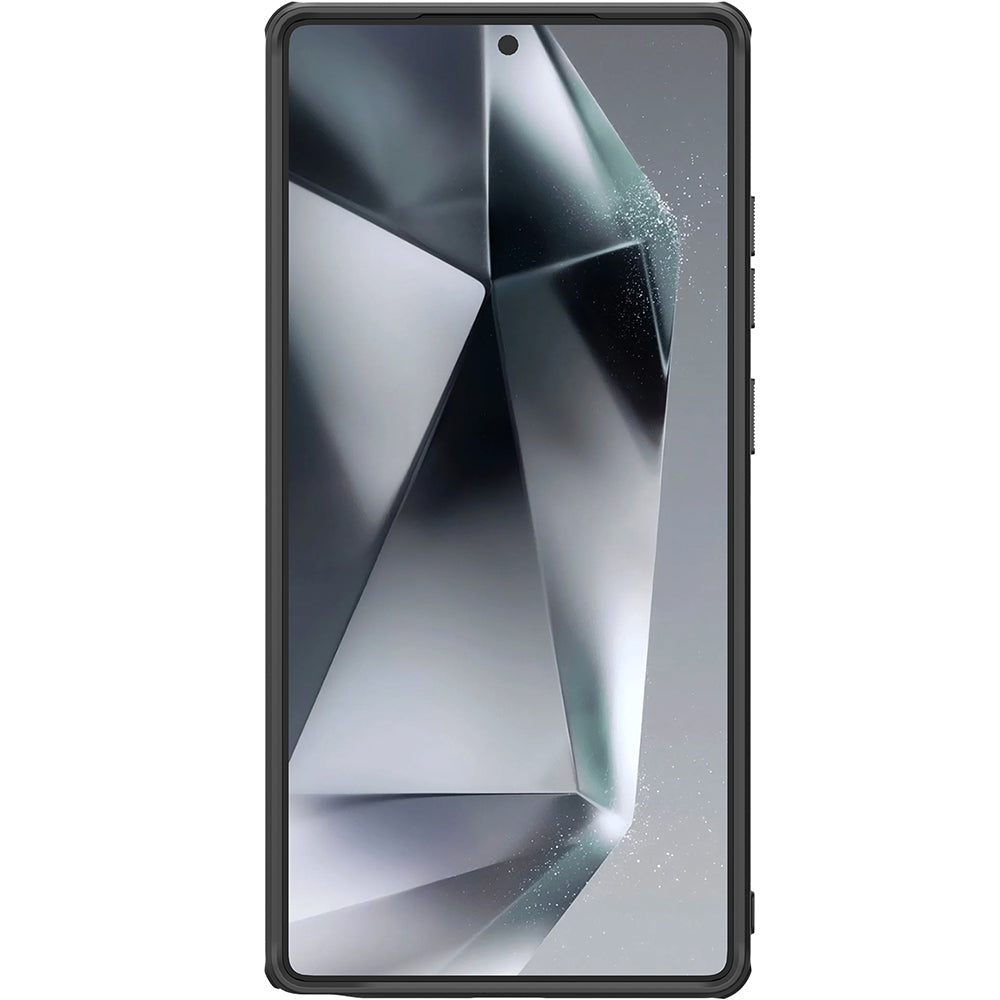 Handyhülle für Galaxy S25 Ultra, Nillkin Frosted Shield Pro, Schwarz