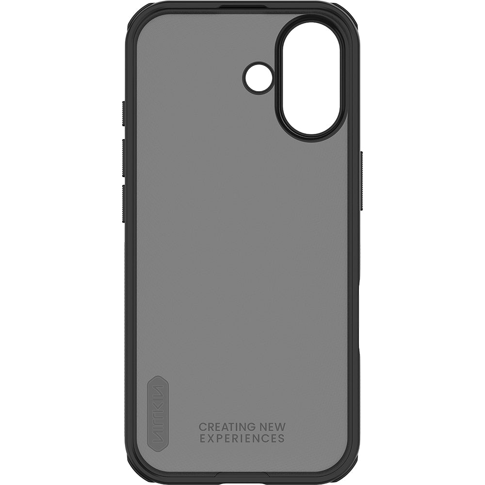 Handyhülle für iPhone 17, Nillkin Frosted Shield Pro, Durchscheinend-Schwarz