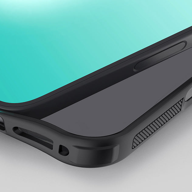 Handyhülle für iPhone 17, Nillkin Frosted Shield Pro, Durchscheinend-Schwarz