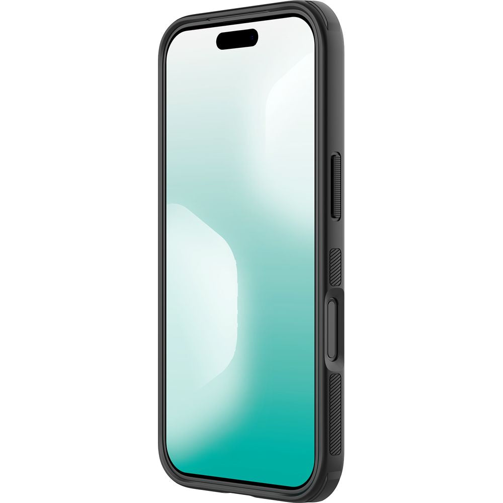 Handyhülle für iPhone 17 Pro, Nillkin Frosted Shield Pro, Schwarz