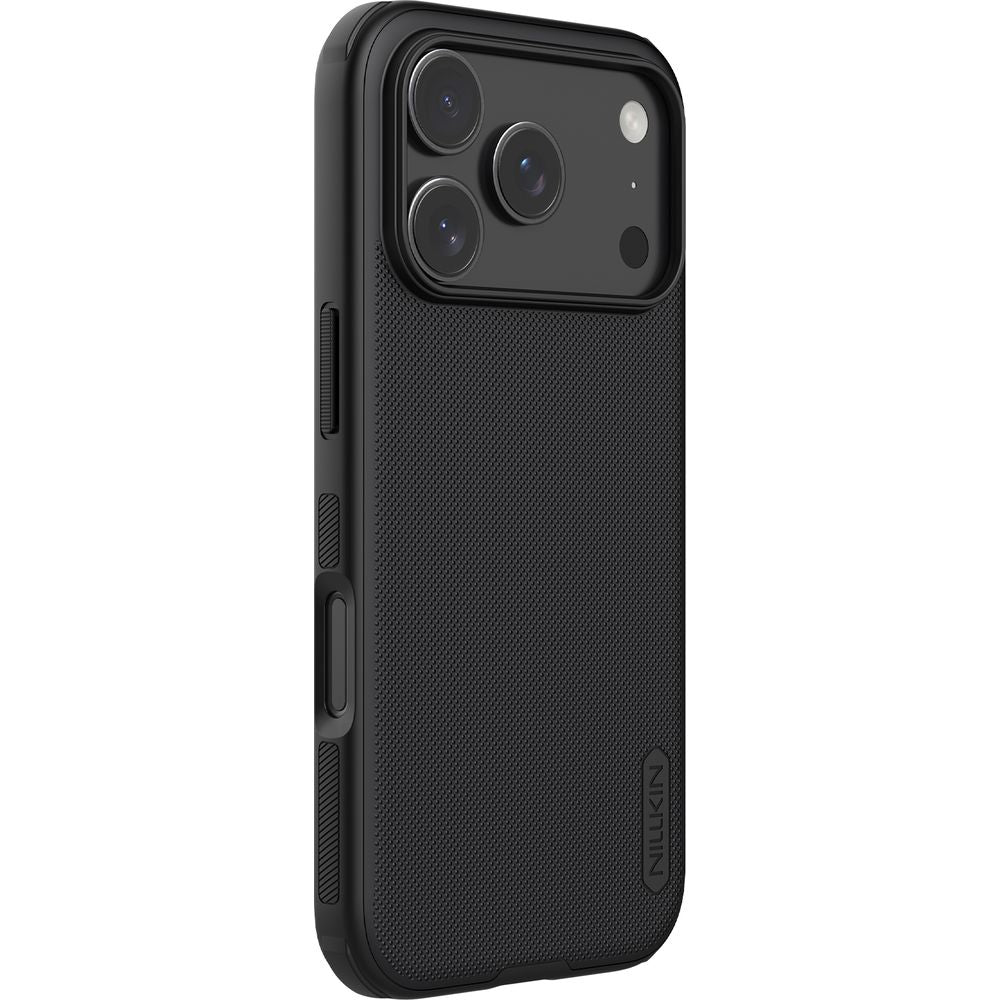 Handyhülle für iPhone 17 Pro Max, Nillkin Frosted Shield Pro, Schwarz