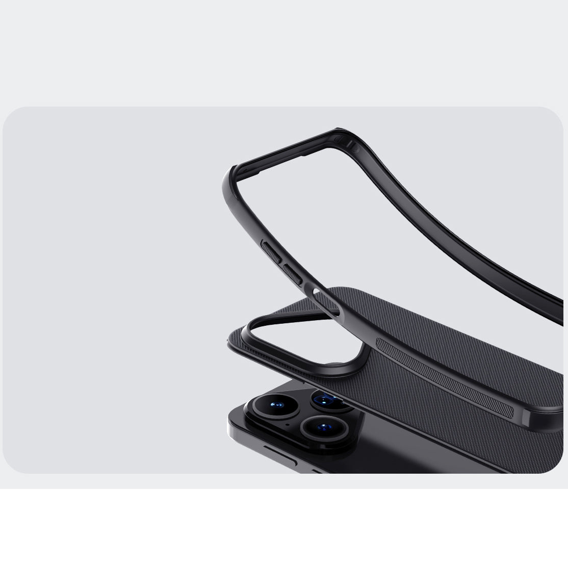 Handyhülle für Huawei Pura 80 Pro / 80 Pro Plus, Nillkin Frosted Shield Pro Magnetic mit MagSafe, Schwarz