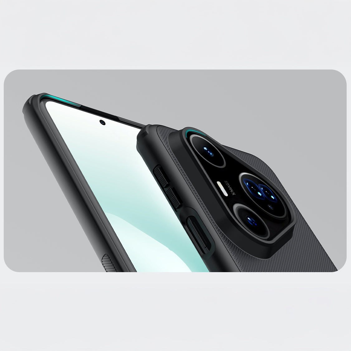 Handyhülle für Huawei Pura 80 Pro / 80 Pro Plus, Nillkin Frosted Shield Pro Magnetic mit MagSafe, Schwarz