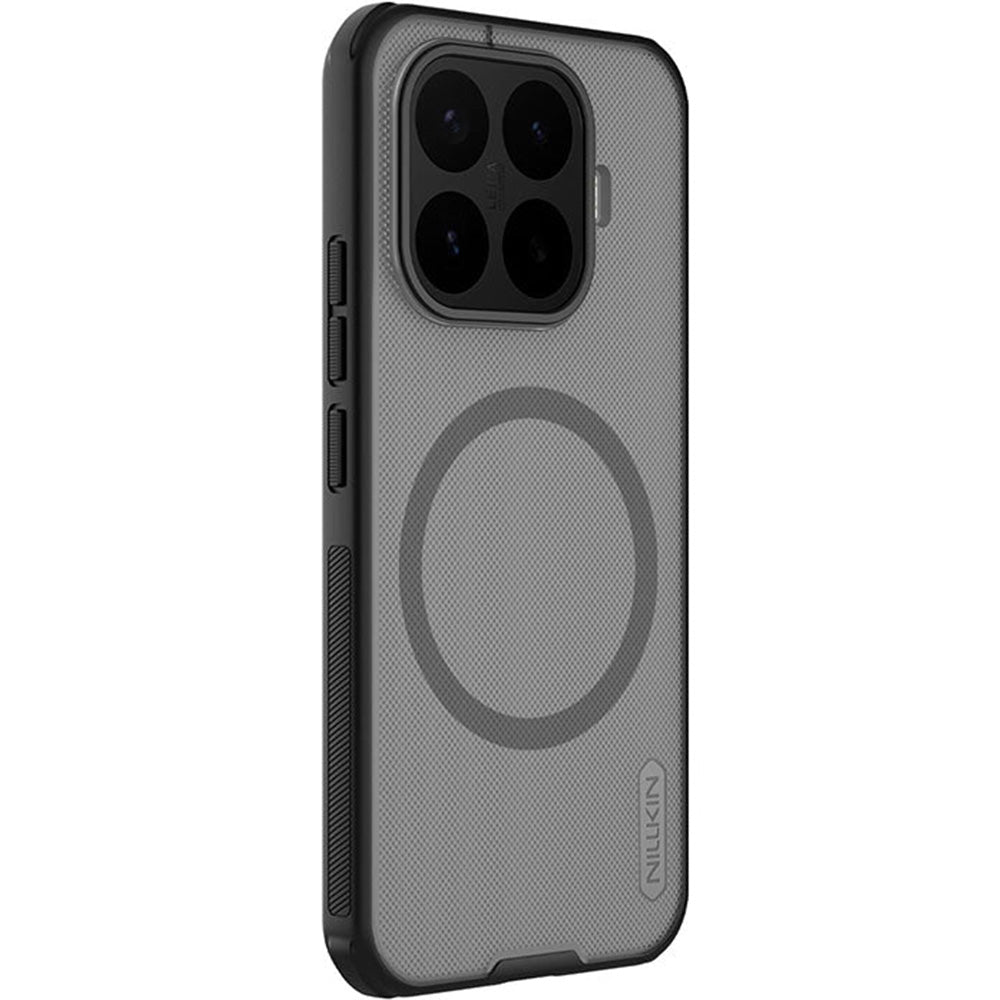 Handyhülle für Xiaomi 17T, Nillkin Frosted Shield Pro Magnetic mit MagSafe, Rauchfarben-Schwarz