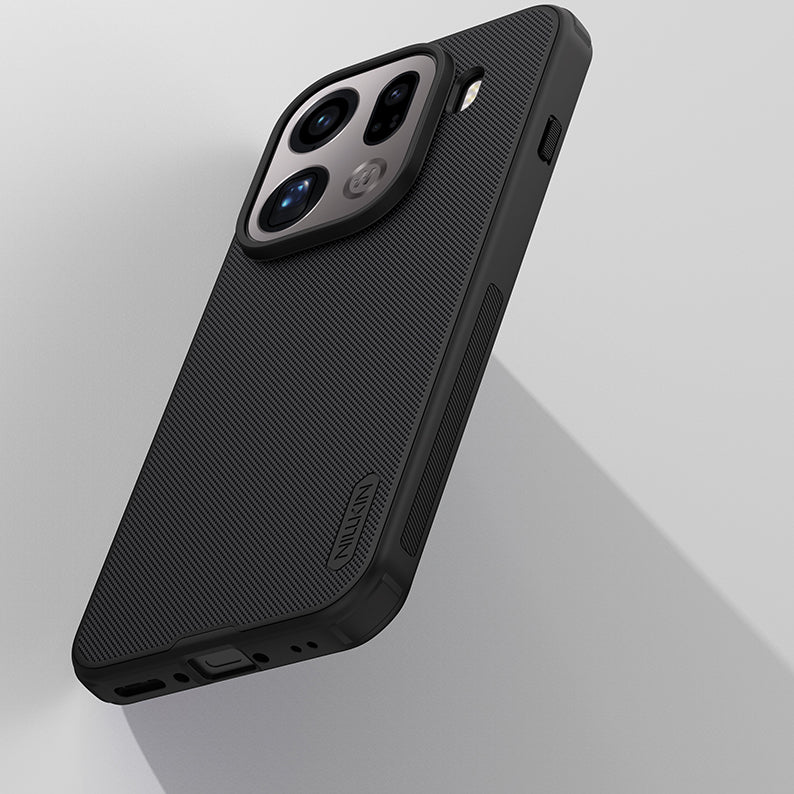 Handyhülle für Oppo Find X9 Pro, Nillkin Frosted Shield Pro Magnetic mit MagSafe, Schwarz