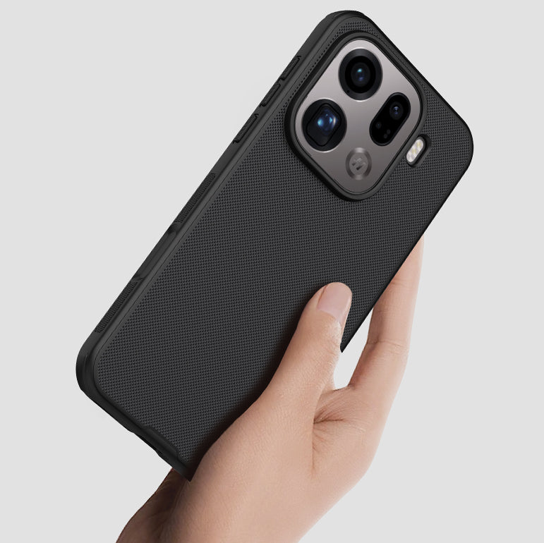 Handyhülle für Oppo Find X9 Pro, Nillkin Frosted Shield Pro Magnetic mit MagSafe, Schwarz