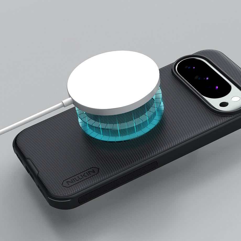 Handyhülle für Google Pixel 10 Pro / Pixel 10, Nillkin Frosted Shield Pro Magnetic mit MagSafe, Schwarz