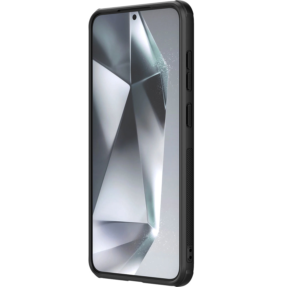 Handyhülle für Galaxy S25, Nillkin Frosted Shield Pro Magnetic, Schwarz