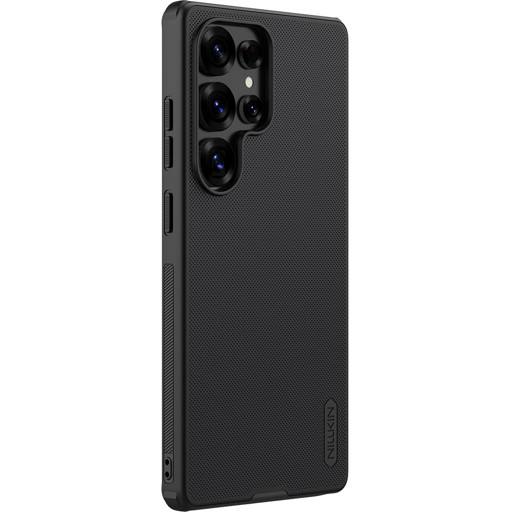 Handyhülle für Galaxy S25 Ultra, Nillkin Frosted Shield Pro Magnetic, Schwarz