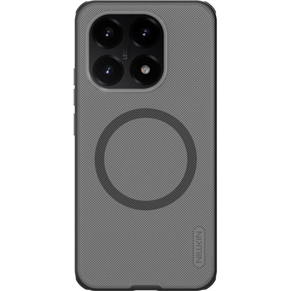 Handyhülle für Xiaomi 15T, Nillkin Frosted Shield Pro Magnetic mit MagSafe, Durchscheinend mit schwarzen Rahmen