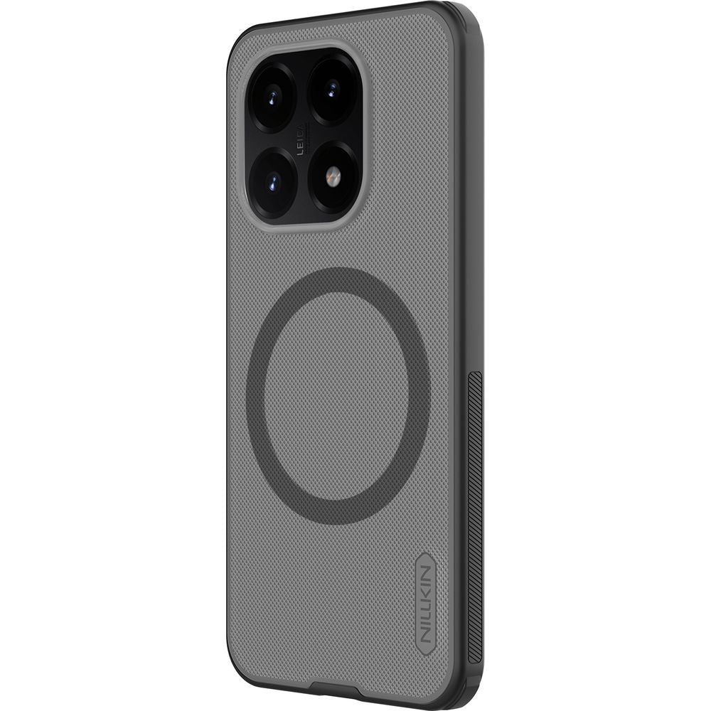 Handyhülle für Xiaomi 15T, Nillkin Frosted Shield Pro Magnetic mit MagSafe, Durchscheinend mit schwarzen Rahmen