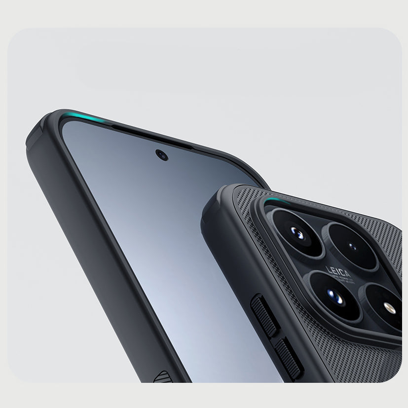 Handyhülle für Xiaomi 17, Nillkin Frosted Shield Pro Magnetic mit MagSafe, Schwarz