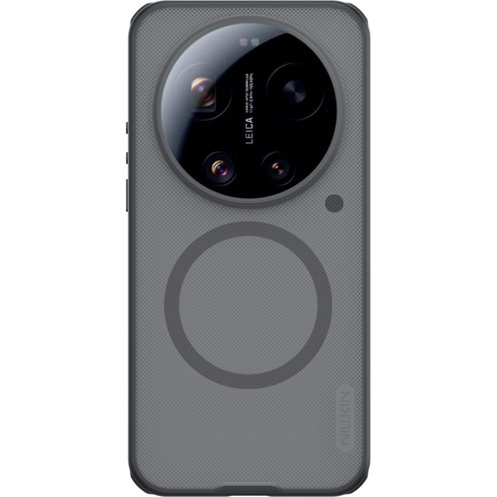 Handyhülle für Xiaomi 17 Ultra, Nillkin Super Frosted Shield Pro Magnetic mit MagSafe, Rauchfarben