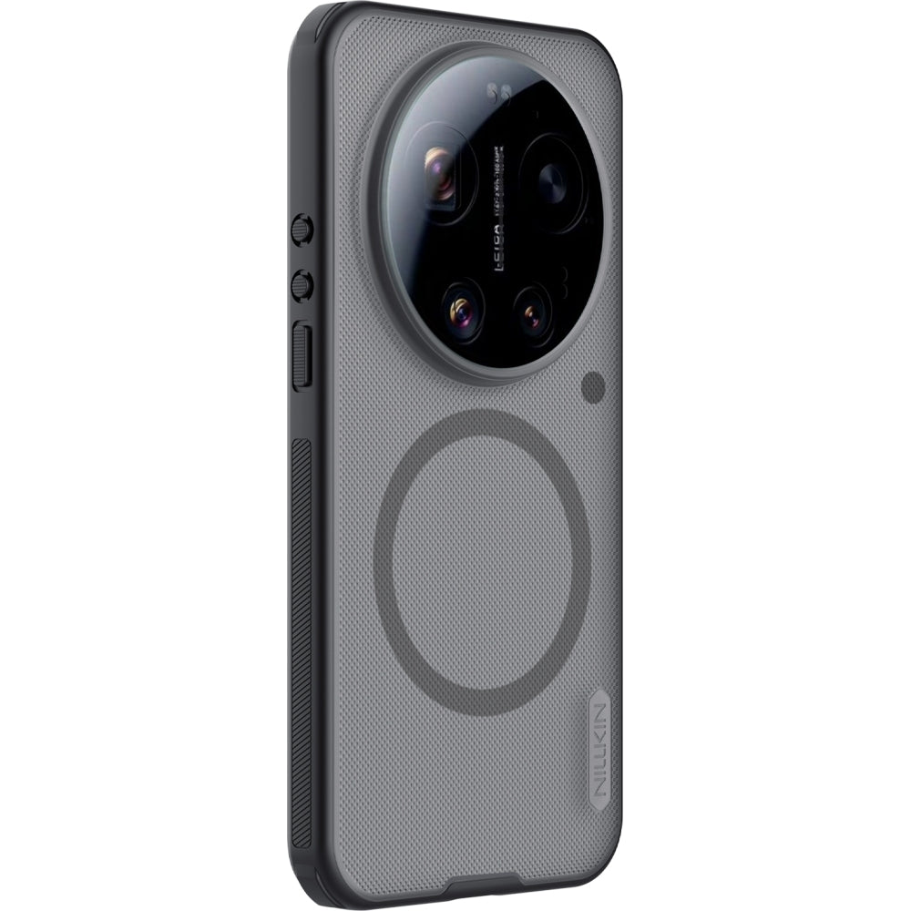 Handyhülle für Xiaomi 17 Ultra, Nillkin Super Frosted Shield Pro Magnetic mit MagSafe, Rauchfarben