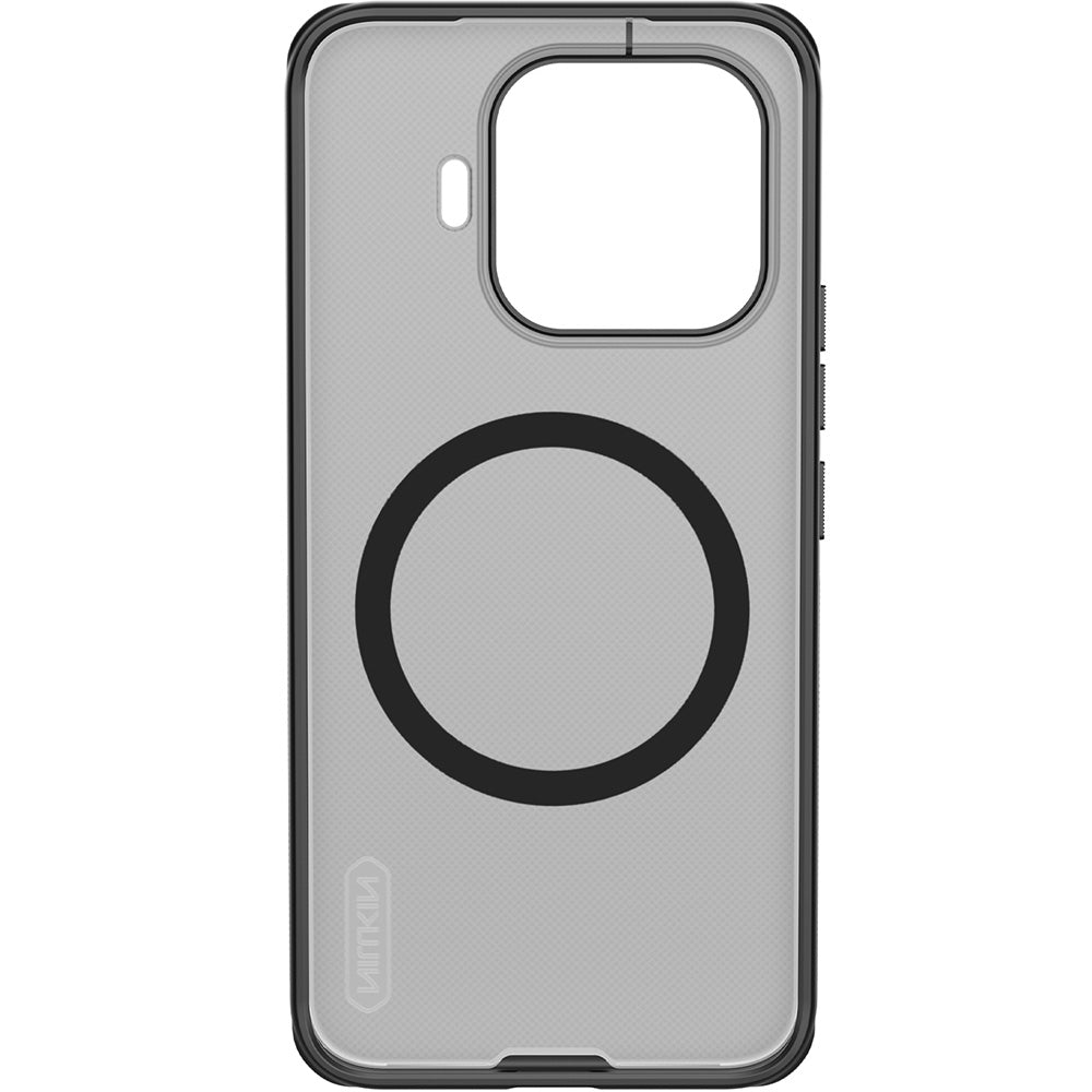 Handyhülle für Xiaomi 17T Pro, Nillkin Frosted Shield Pro Magnetic mit MagSafe, Rauchfarben-Schwarz