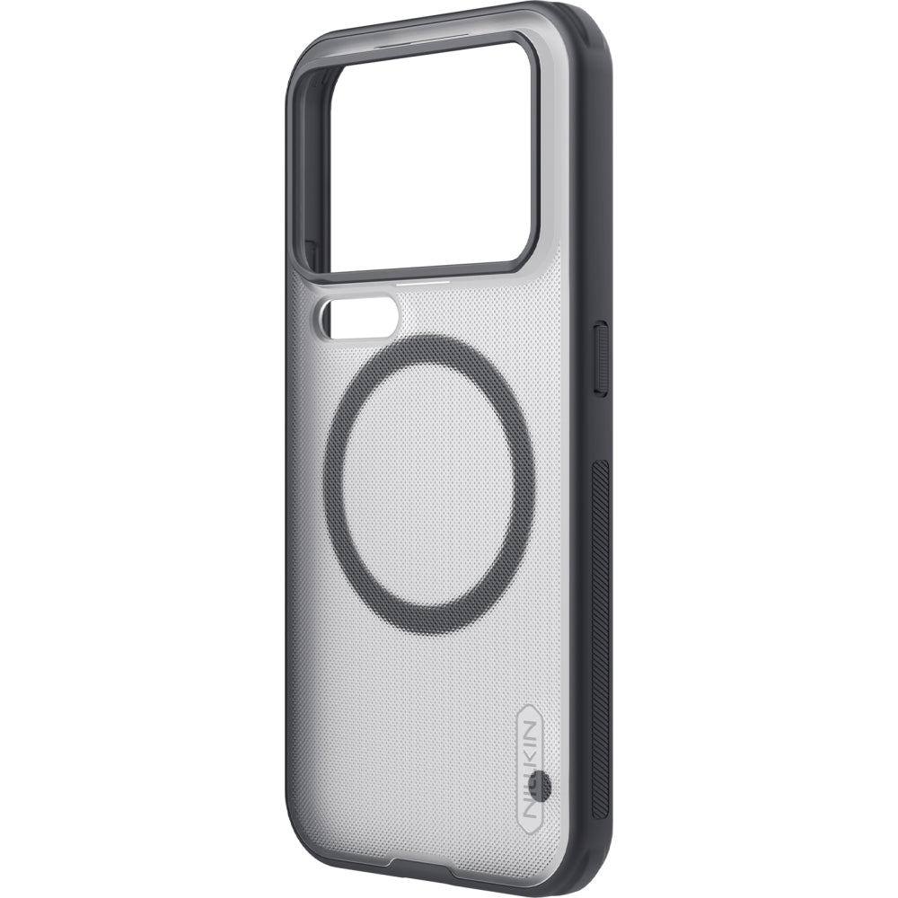 Handyhülle für Xiaomi 18 Pro Max, Nillkin Frosted Shield Pro Magnetic mit MagSafe, Geräuchert mit schwarzem Rahmen (2/6)