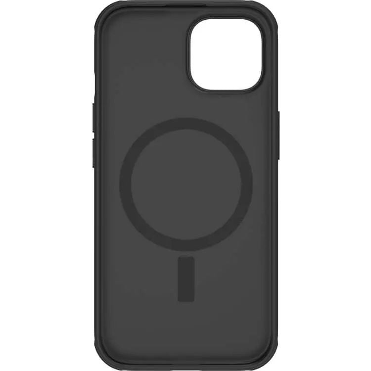 Handyhülle für iPhone 15, Nillkin Frosted Shield Pro mit MagSafe, Schwarz