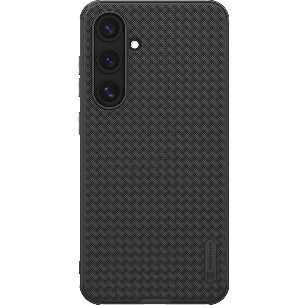 Handyhülle für Galaxy S24 FE, Nillkin Frosted Shield Pro Magnetic, Schwarz