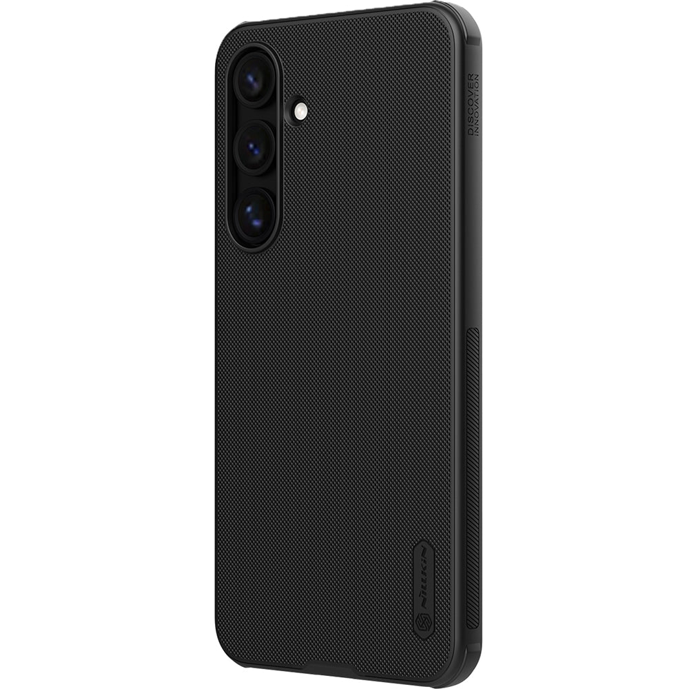 Handyhülle für Galaxy S24 FE, Nillkin Frosted Shield Pro Magnetic, Schwarz