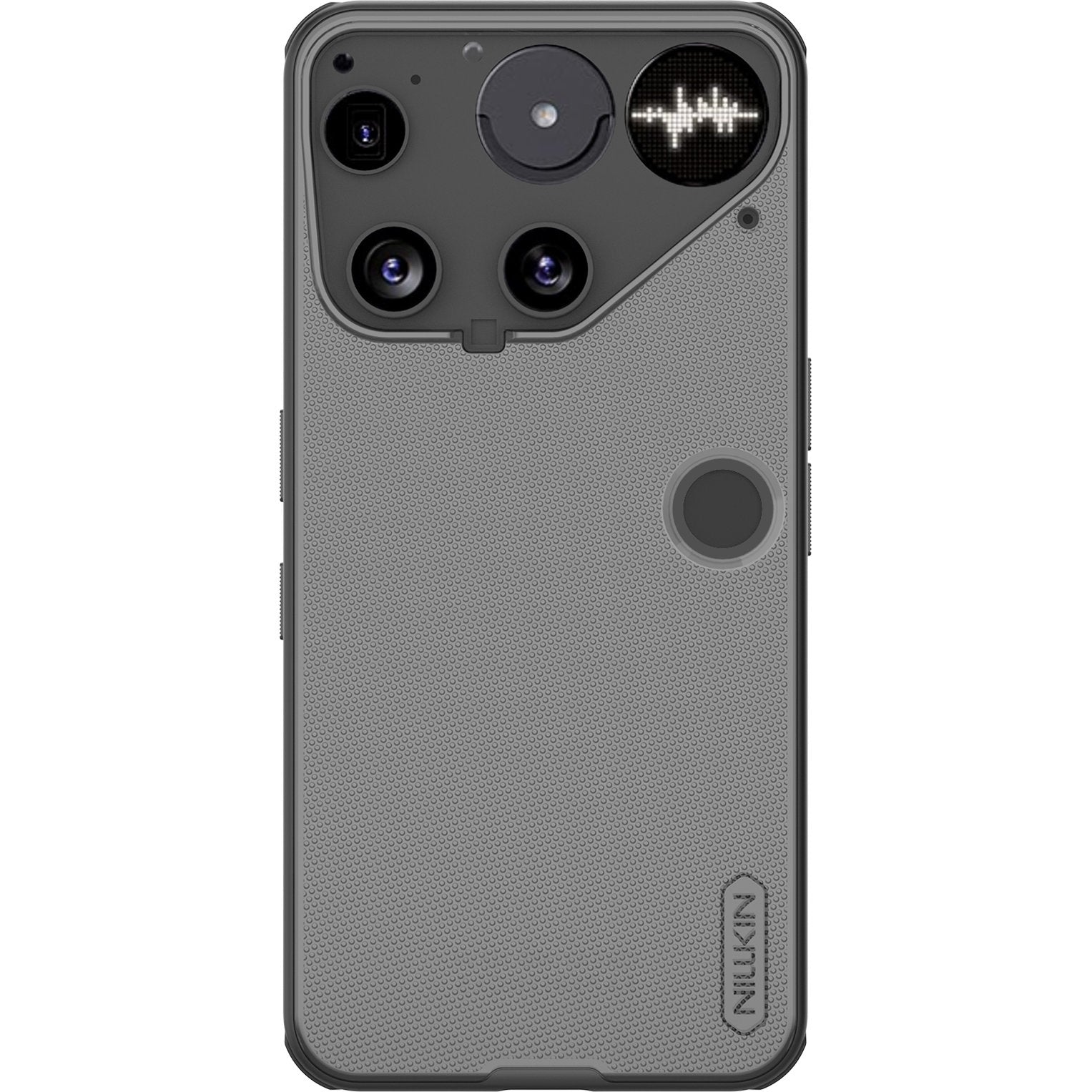 Handyhülle für Nothing Phone 3, Nillkin Frosted Shield Pro, Durchscheinend-Schwarz