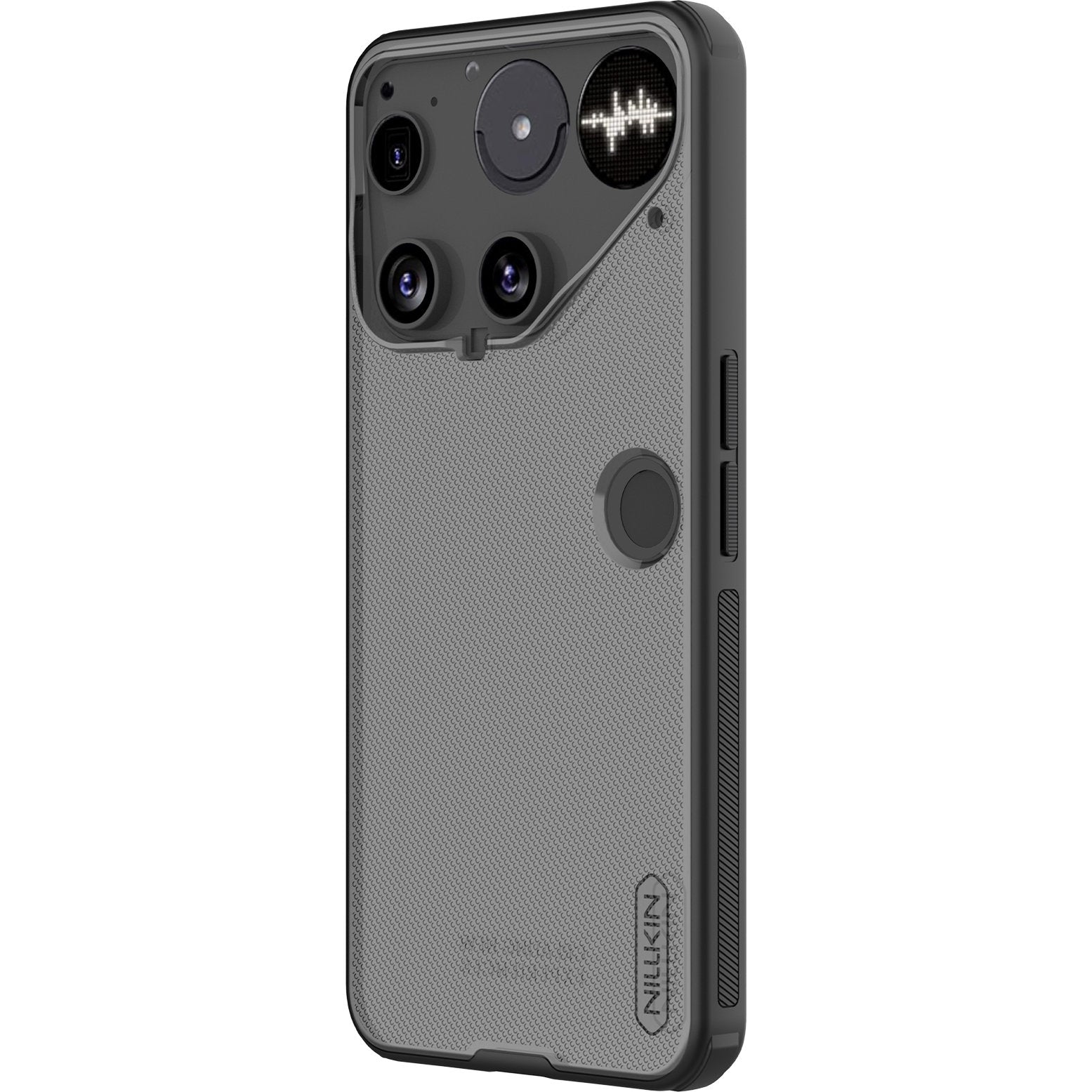 Handyhülle für Nothing Phone 3, Nillkin Frosted Shield Pro, Durchscheinend-Schwarz