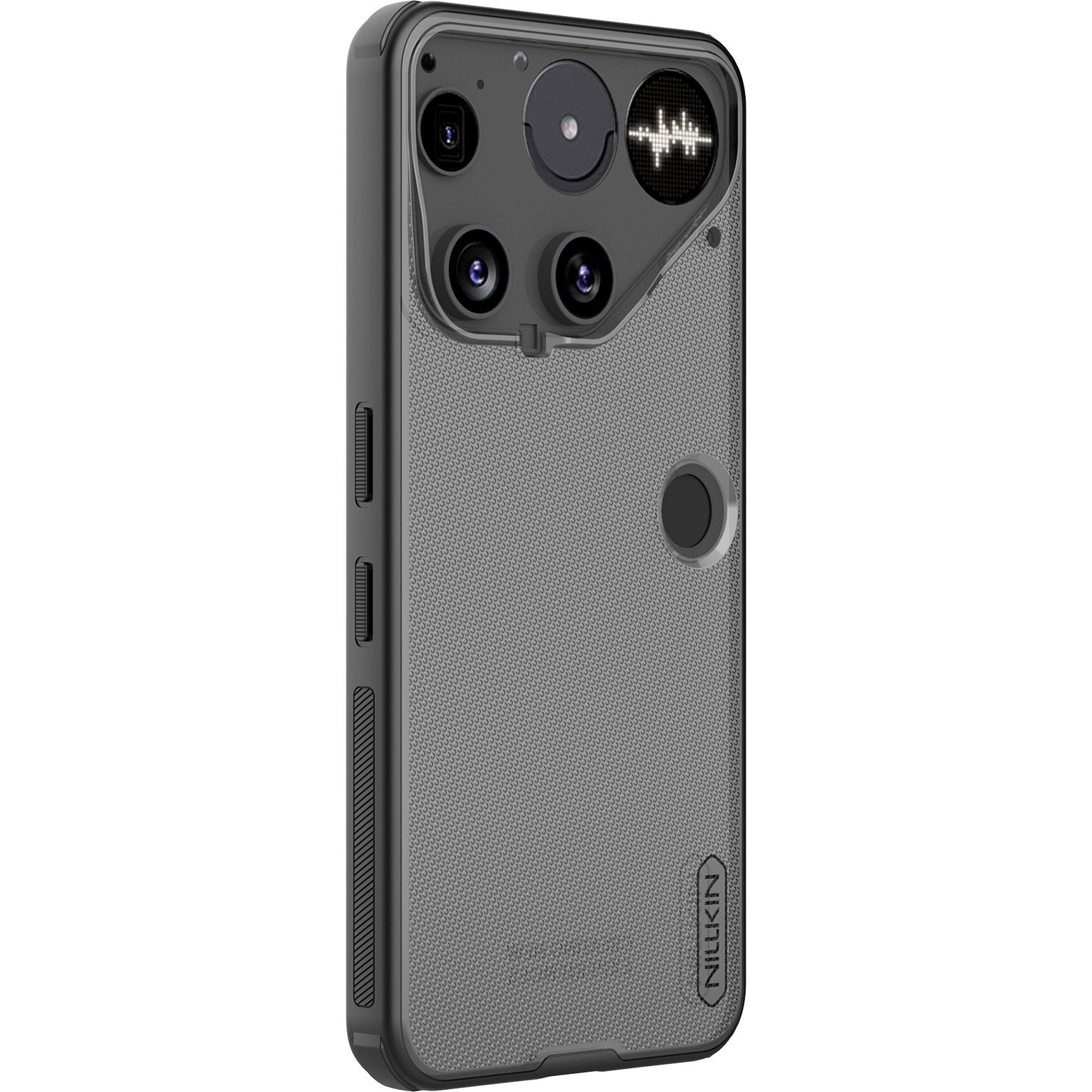 Handyhülle für Nothing Phone 3, Nillkin Frosted Shield Pro, Durchscheinend-Schwarz