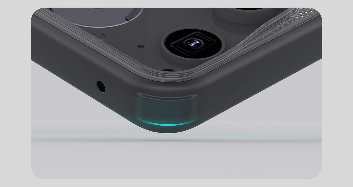 Handyhülle für Nothing Phone 3, Nillkin Frosted Shield Pro, Durchscheinend-Schwarz