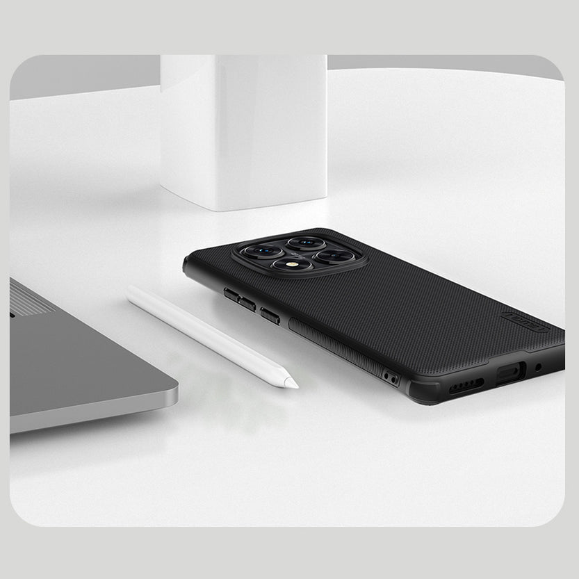 Handyhülle für Redmi Note 14 Pro 5G / POCO X7, Nillkin Frosted Shield Pro, Schwarz