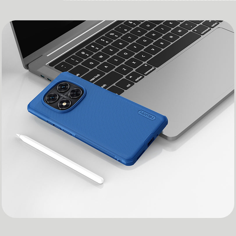 Handyhülle für Redmi Note 14 Pro 5G / POCO X7, Nillkin Frosted Shield Pro, Dunkelblau