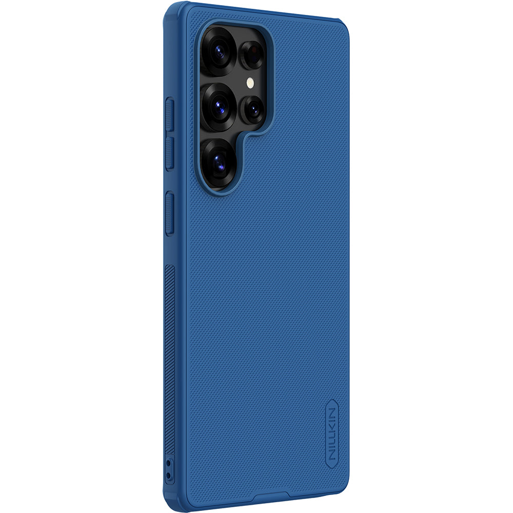 Handyhülle für Galaxy S25 Ultra, Nillkin Frosted Shield Pro, Dunkelblau