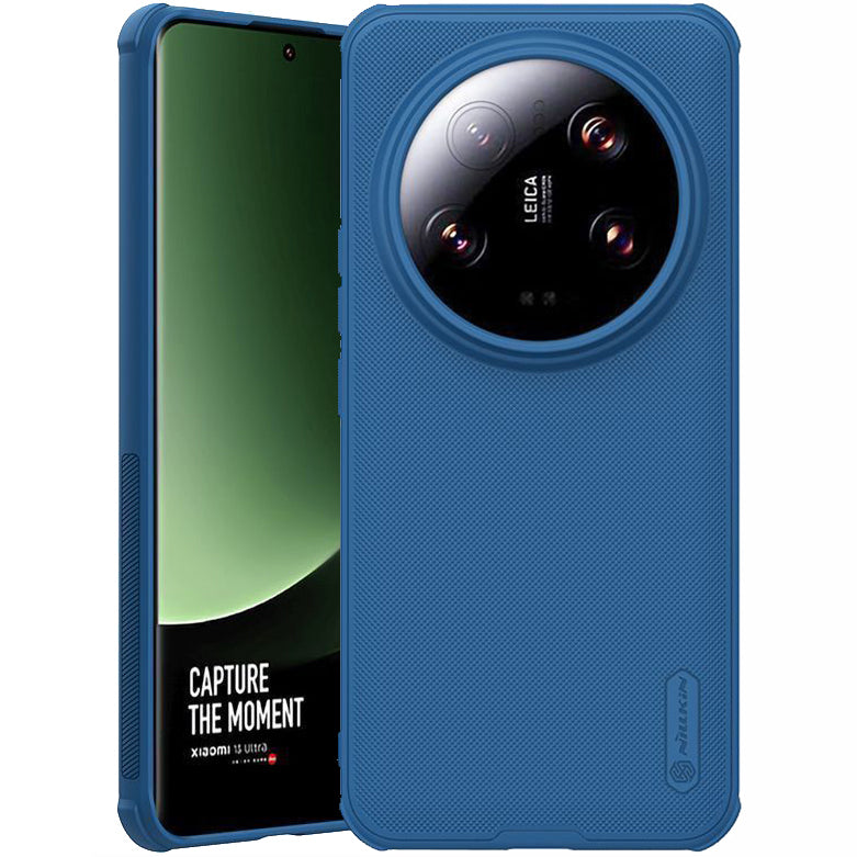 Schutzhülle für Xiaomi 14 Ultra, Nillkin Super Frosted Shield Pro, Blau