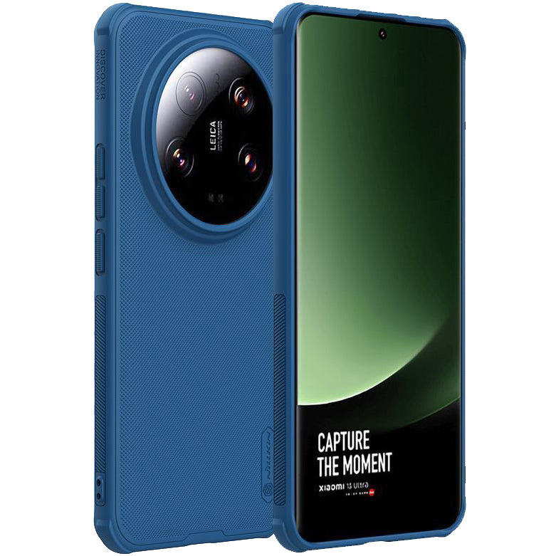 Schutzhülle für Xiaomi 14 Ultra, Nillkin Super Frosted Shield Pro, Blau