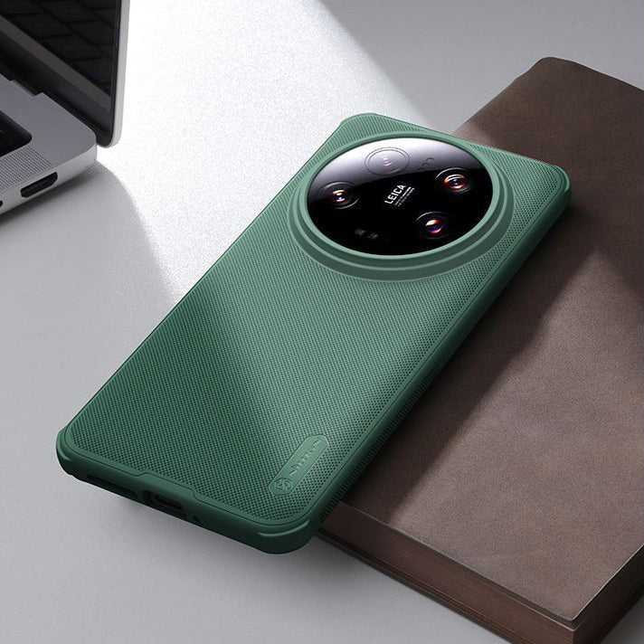 Schutzhülle für Xiaomi 14 Ultra, Nillkin Super Frosted Shield Pro, Grün