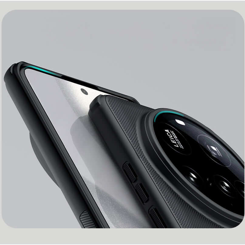 Handyhülle für Xiaomi 15 Ultra, Nillkin Frosted Shield Pro, Schwarz