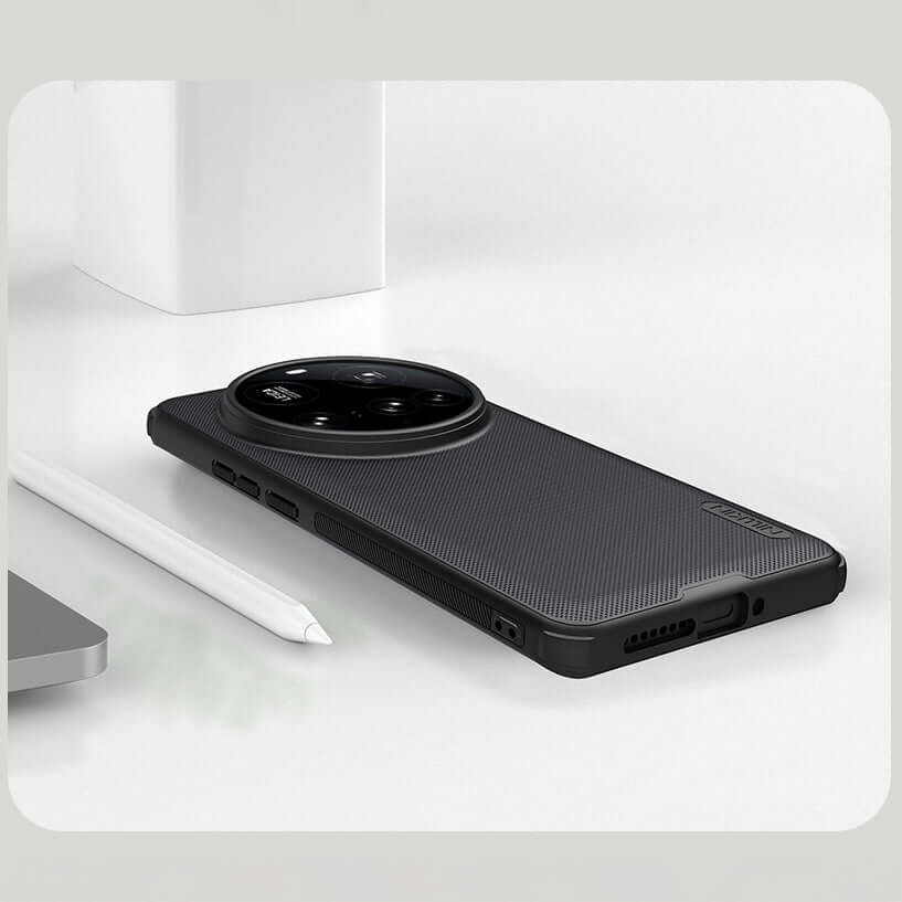 Handyhülle für Xiaomi 15 Ultra, Nillkin Frosted Shield Pro, Schwarz