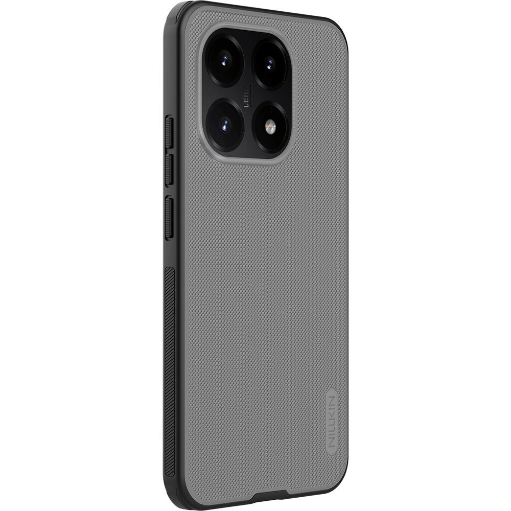 Handyhülle für Xiaomi 15T, Nillkin Frosted Shield Pro, Durchscheinend mit schwarzen Rahmen