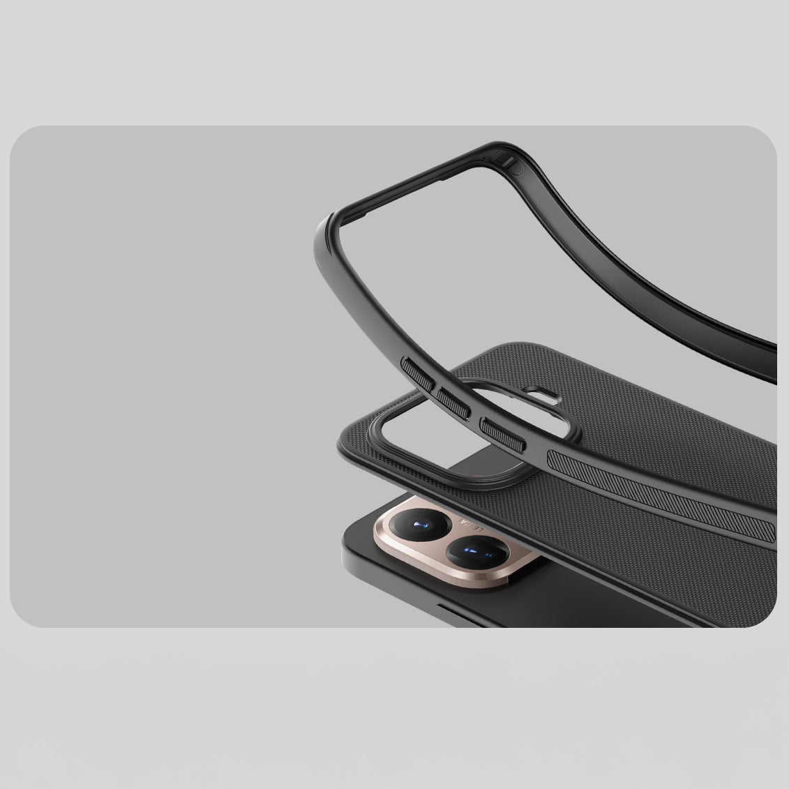 Handyhülle für Xiaomi 15T Pro, Nillkin Frosted Shield Pro, Schwarz