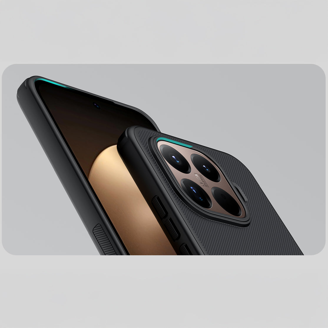 Handyhülle für Xiaomi 15T Pro, Nillkin Frosted Shield Pro, Schwarz