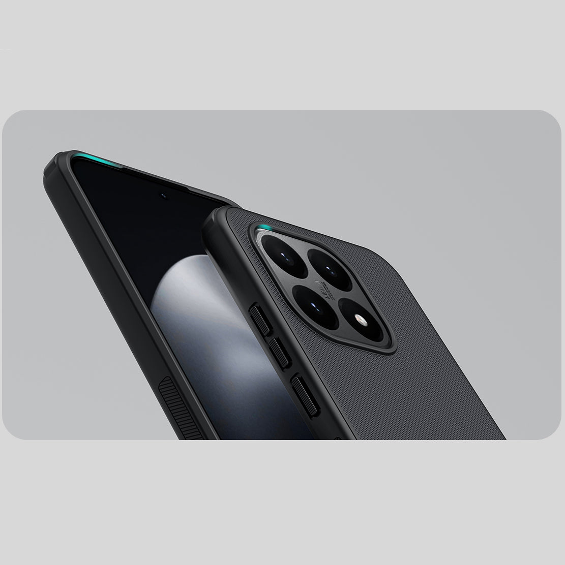 Handyhülle für Xiaomi 15T, Nillkin Frosted Shield Pro, Schwarz