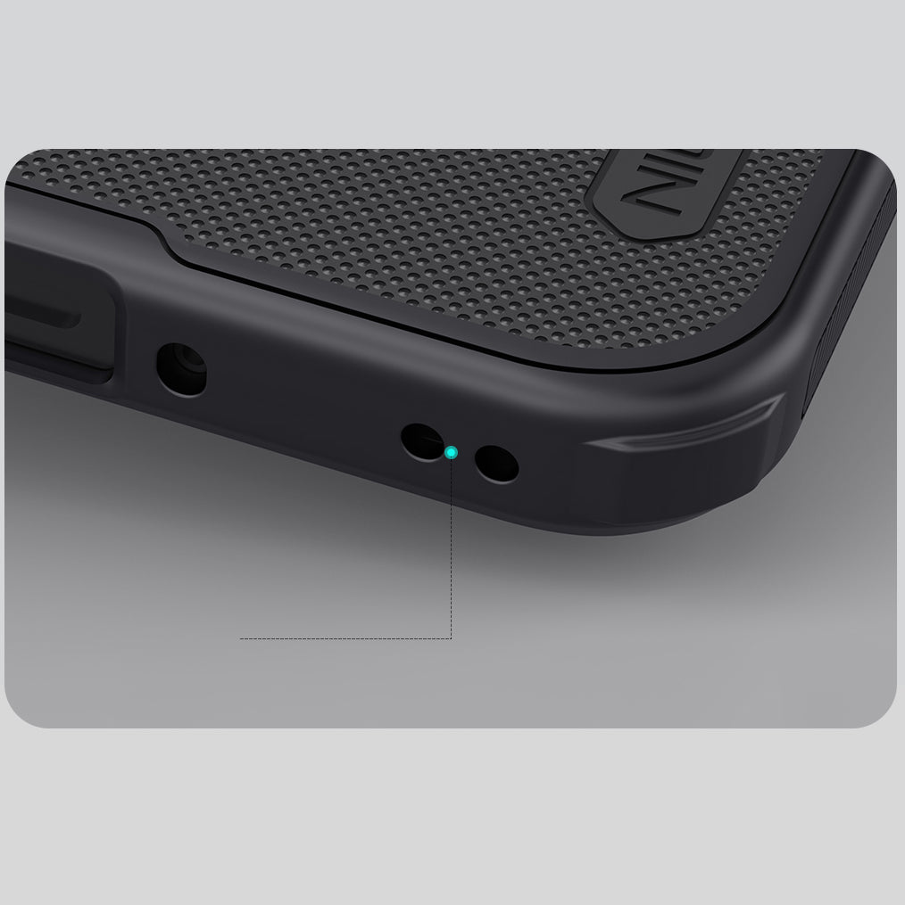 Handyhülle für Xiaomi 15T, Nillkin Frosted Shield Pro, Schwarz