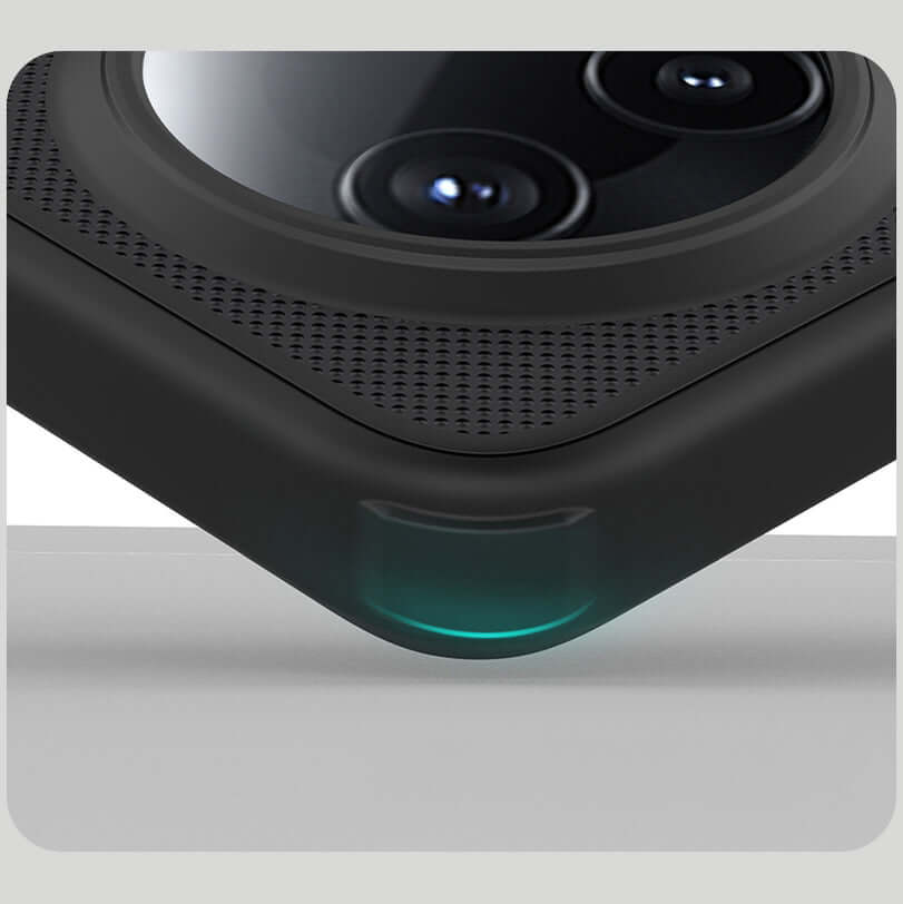 Handyhülle für Xiaomi POCO F7 Pro, Nillkin Frosted Shield Pro Magnetic, Schwarz