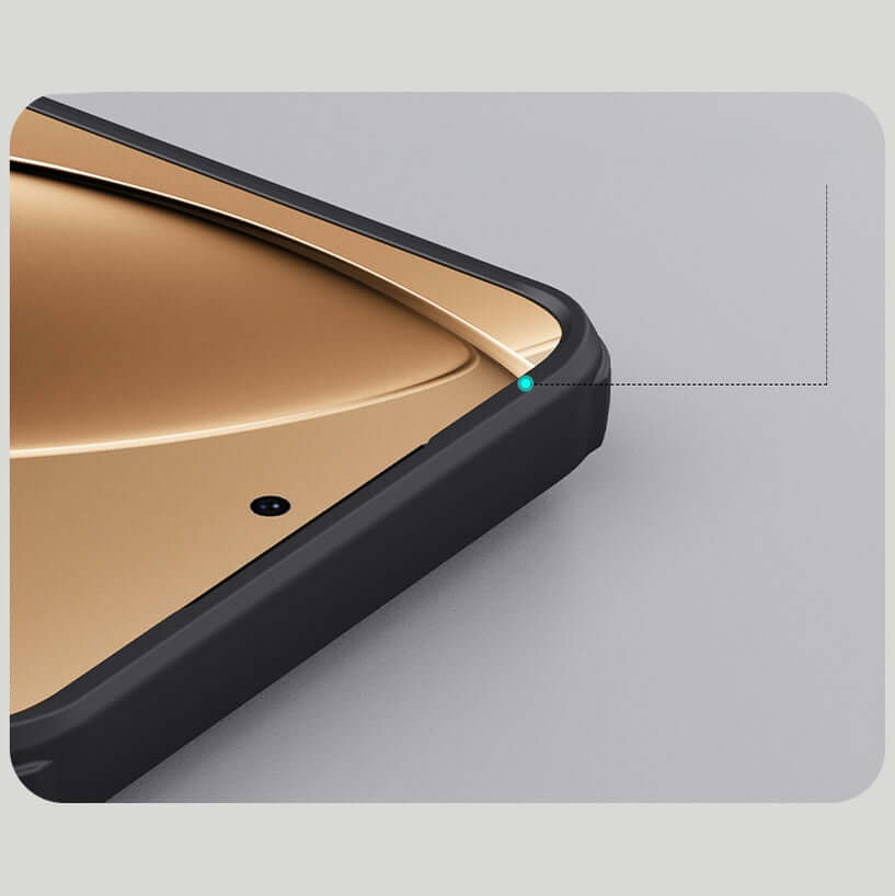 Handyhülle für Xiaomi POCO F7 Pro, Nillkin Frosted Shield Pro Magnetic, Schwarz