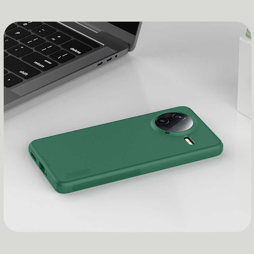Handyhülle für Xiaomi POCO F7 Pro, Nillkin Frosted Shield Pro, Grün