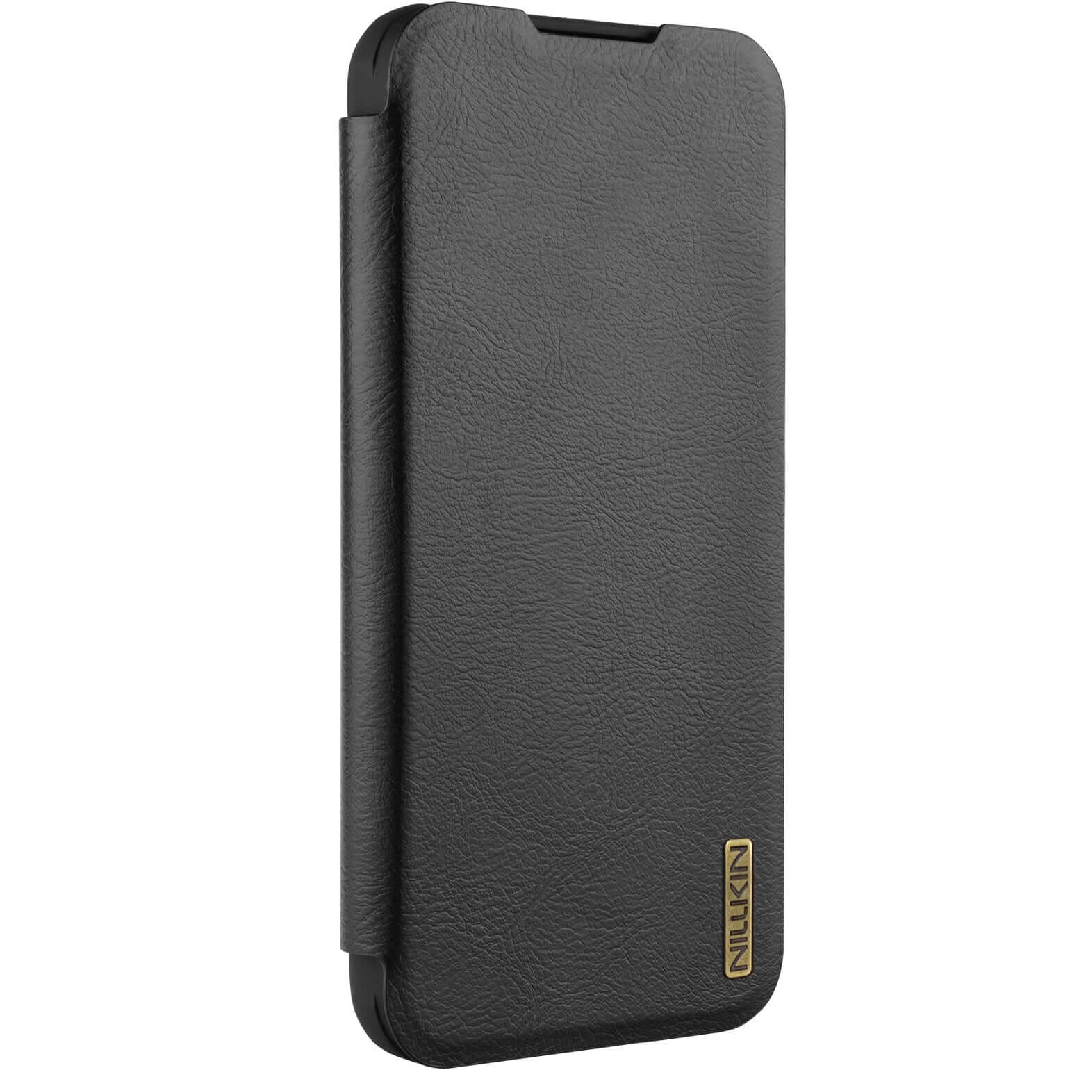 Handyhülle mit Klappe und Kameraschutz für Galaxy A56 5G, Nillkin Qin Pro, Schwarz