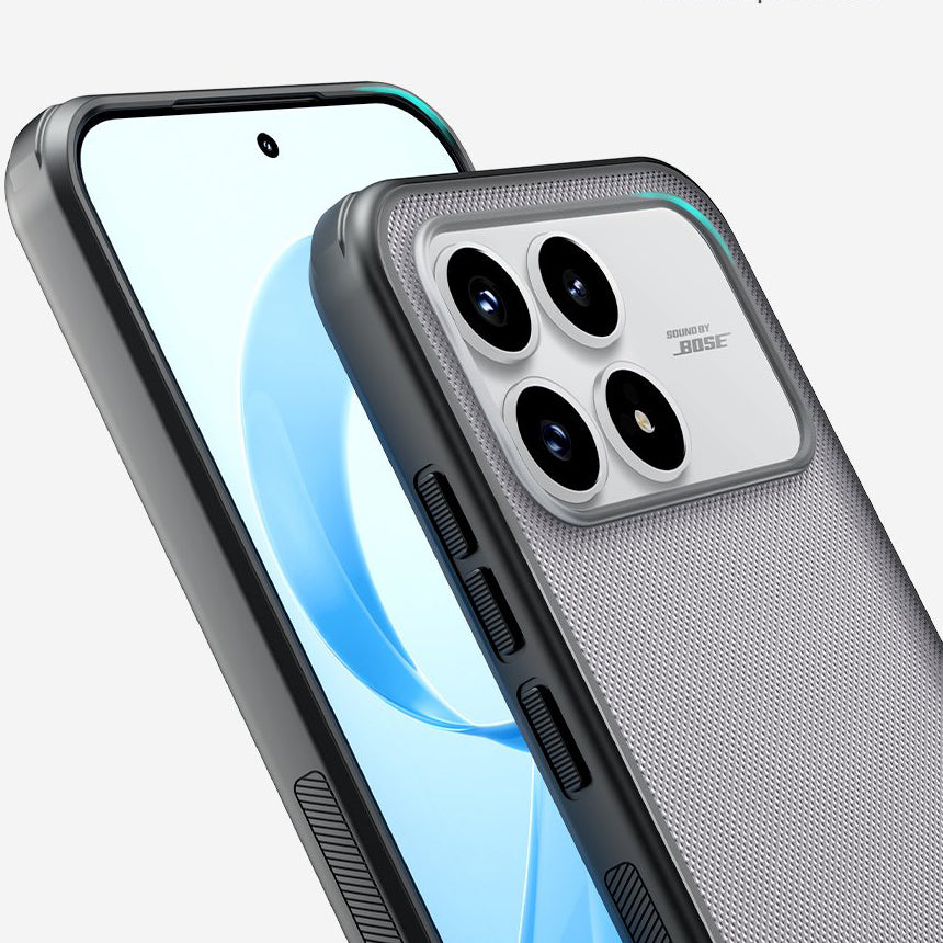 Handyhülle für Xiaomi POCO F8 Pro, Nillkin Super Frosted Shield Pro, Rauchfarben