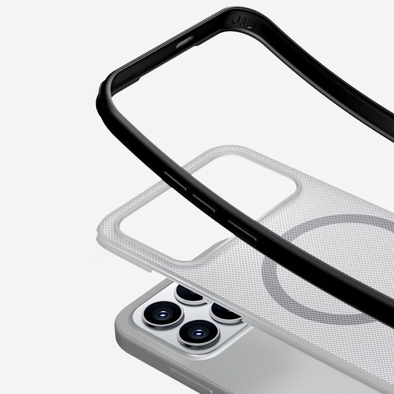 Handyhülle für Xiaomi POCO F8 Pro, Nillkin Super Frosted Shield Pro Magnetic mit MagSafe, Rauchfarben