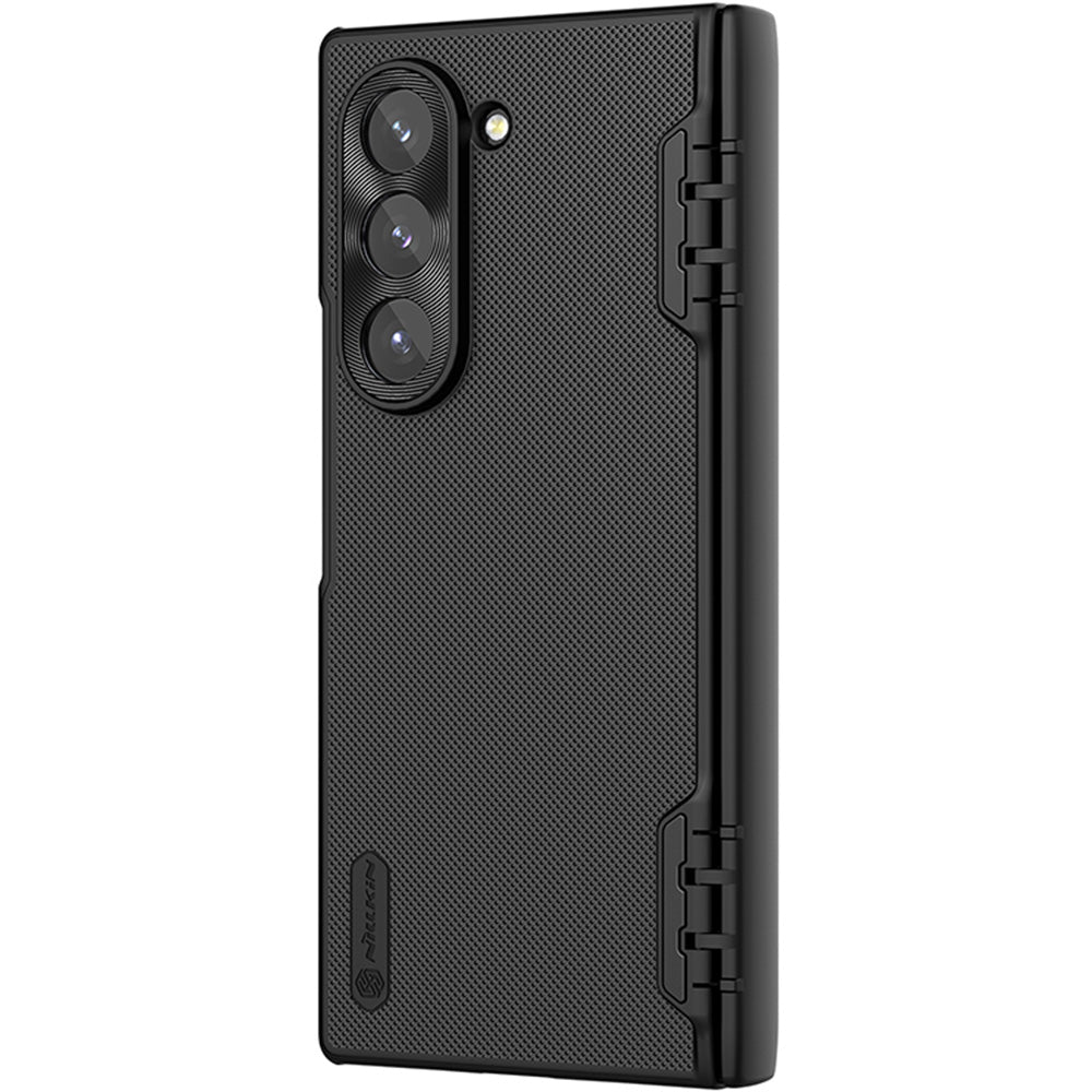 Handyhülle für Galaxy Z Fold6, Nillkin Super Frosted Shield Fold Magnetic, Schwarz