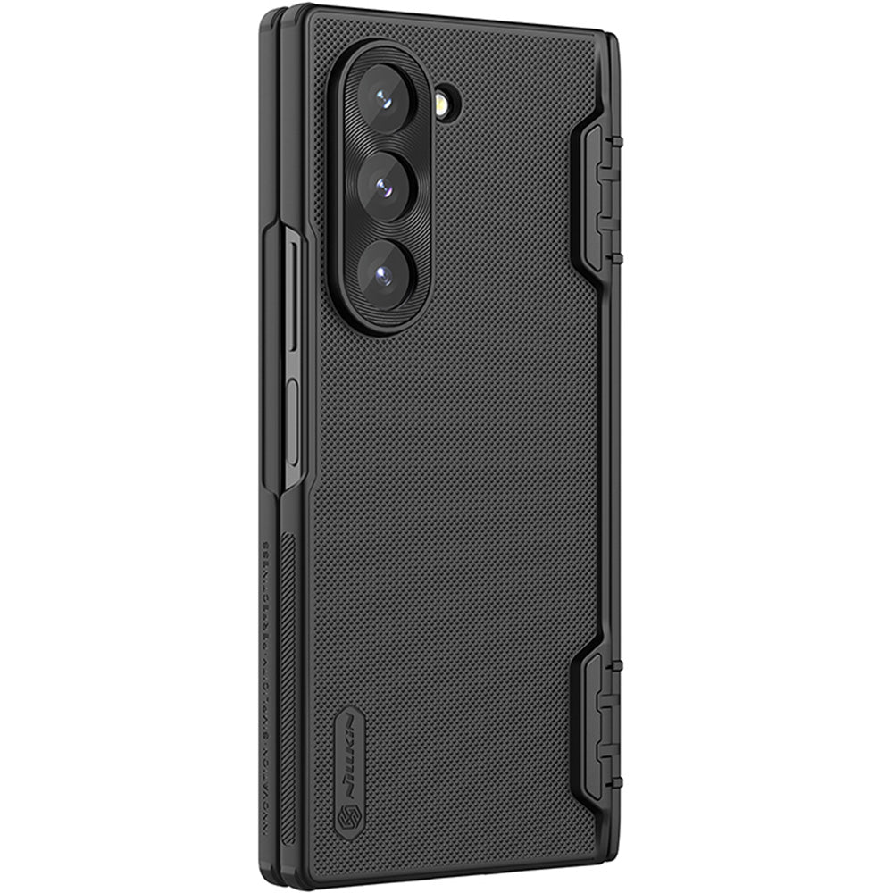 Handyhülle für Galaxy Z Fold6, Nillkin Super Frosted Shield Fold Magnetic, Schwarz